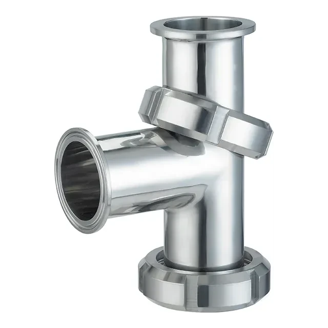 Stainless Steel Sanitary ISO/IDF  AS1528.3 Threaded Equal Tee  JN-FT-23 5014 — 4/6