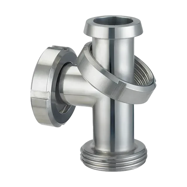 Stainless Steel Sanitary ISO/IDF  AS1528.3 Threaded Equal Tee  JN-FT-23 5014 — 5/6