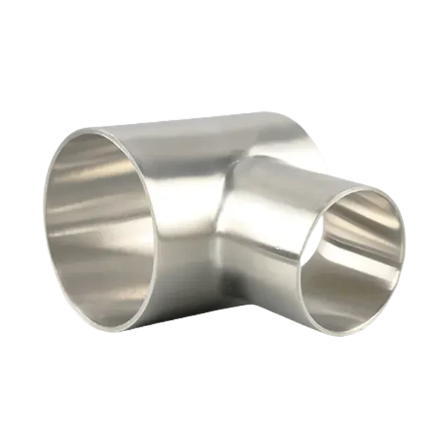 Stainless Steel Hygienic  ISO L7WWW AS1528.3 Polished Three Way Tube Tee JN-FT-23 8007 — 4/6