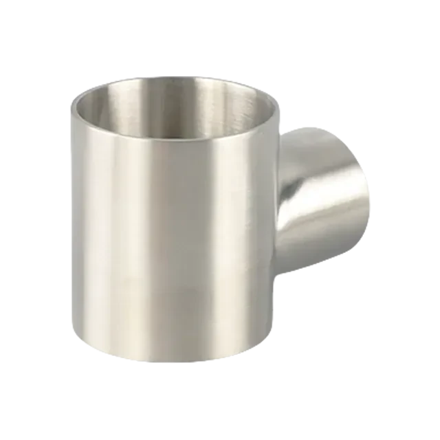 Stainless Steel Hygienic  ISO L7WWW AS1528.3 Polished Three Way Tube Tee JN-FT-23 8007 — 5/6