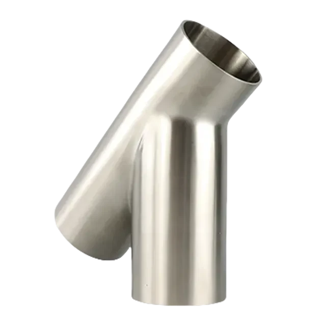 Stainless Steel Sanitary Grade SMS-S7W  3A  Welded Y-Shaped Elbow For Beverage JN-FT-23 2012 — 4/6