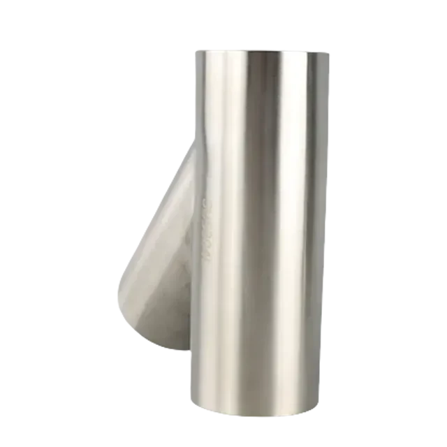 Stainless Steel Sanitary Grade SMS-S7W  3A  Welded Y-Shaped Elbow For Beverage JN-FT-23 2012 — 6/6