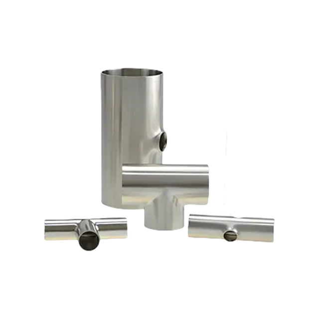 Stainless Steel Sanitary 3A-7RMP  ISO1127 Quick Fix Weld Pipe Fittings Tee JN-FT-23 3015 — 4/6