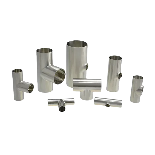 Stainless Steel Sanitary 3A-7RMP  ISO1127 Quick Fix Weld Pipe Fittings Tee JN-FT-23 3015 — 5/6