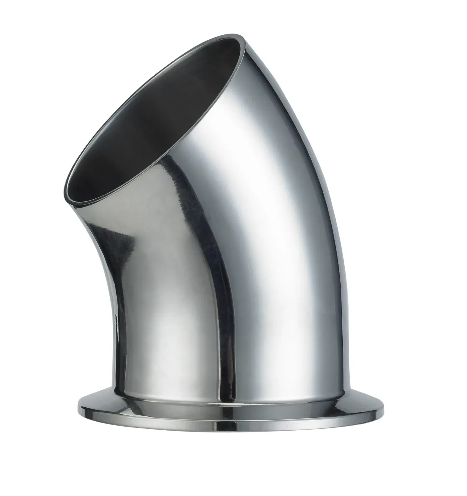 Stainless Steel Sanitary Grade DIN11850 SMS-S2WK SMS JN-FT-20 2001 45-Degree Welded Short Elbow For Dairy — 3/6