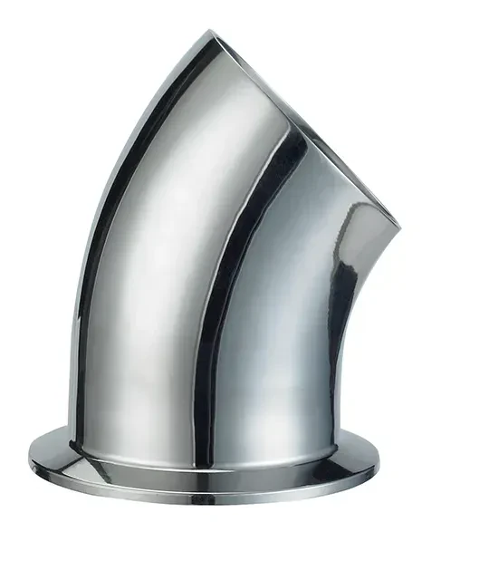 Stainless Steel Food Grade  AS1528.3 SMS-SL2WS JN-FT-20 2006 90 Degrees Clamp/Welded Elbow — 5/5