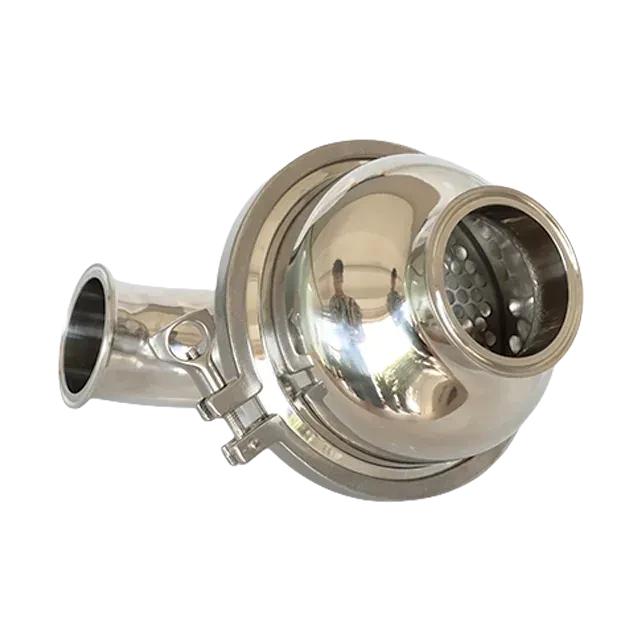 Sanitary Stainless Steel Quick Installation Tri Clamp Ball Strainer — 4/6