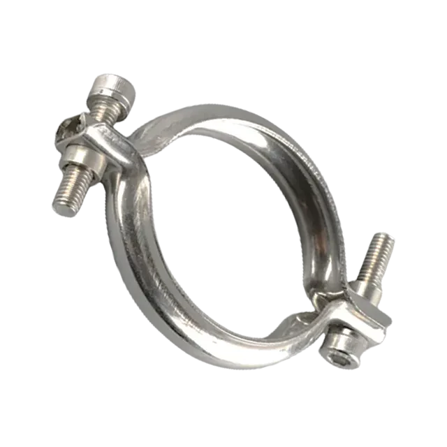 Sanitary Stainless Steel Two Piece I-line Q-line Bolted Pipeline Clamp — 3/6