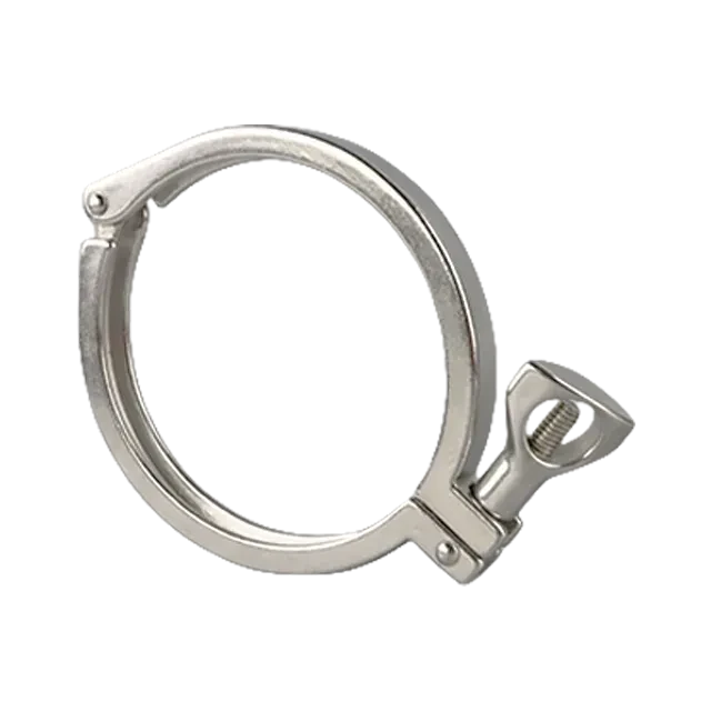 High Pressure Stainless Steel Larger Pipe Quick Release Tri-Clamp Ferrule — 3/6
