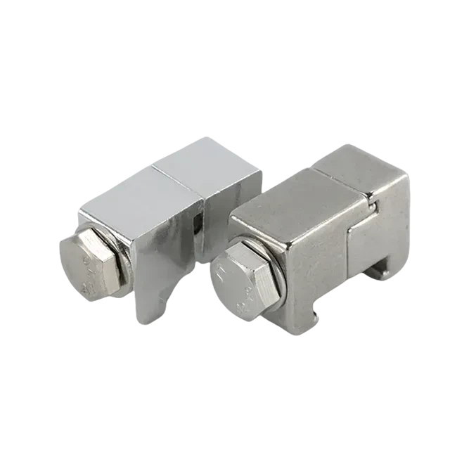 Sanitary  Stainless Steel Double Wall Bracket Claw Fastener Clamp Caliper — 2/6
