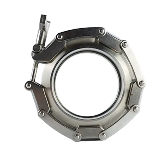 Stainless Steel Sanitary Vaccum KF Chain  Style Clamp — 3/6