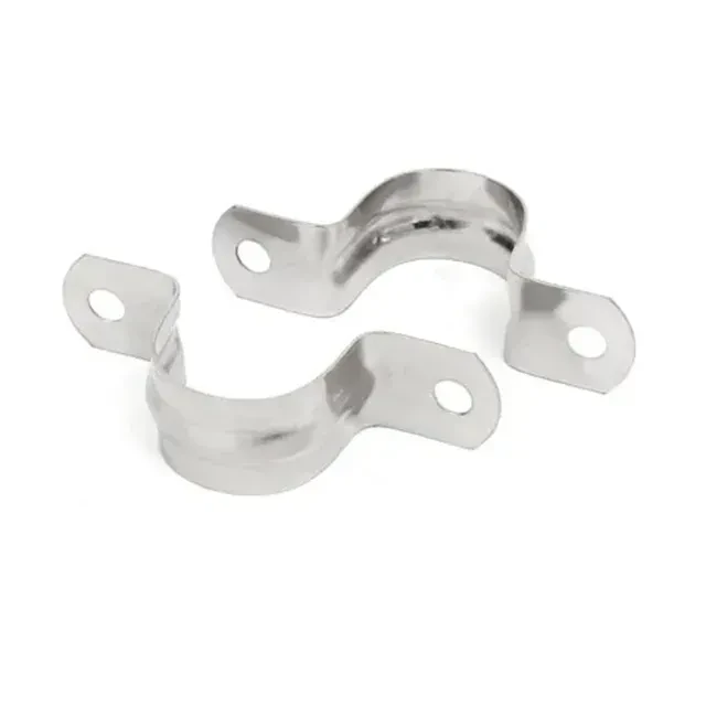Stainless Steel  One Hole Rigid Strap Conduit Pipe Clip Bracket — 3/6
