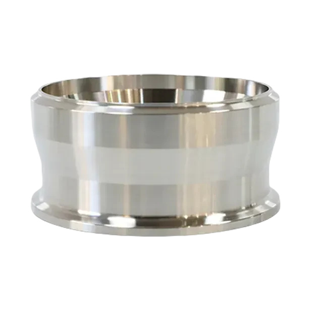 Stainless Steel Sanitary ISO Adapter Tri-Clamp to Surge Camlock Ferrule Fitting — 3/6