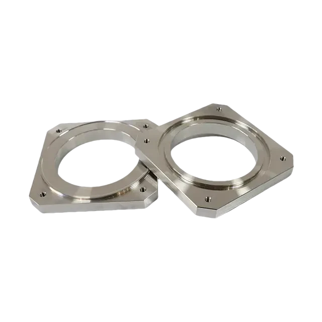 Sanitary Stainless Steel ISO Vacuum Square Flange Pipe Fitting — 3/6