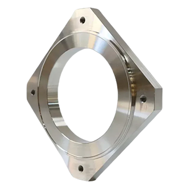 Sanitary Stainless Steel ISO Vacuum Square Flange Pipe Fitting — 4/6