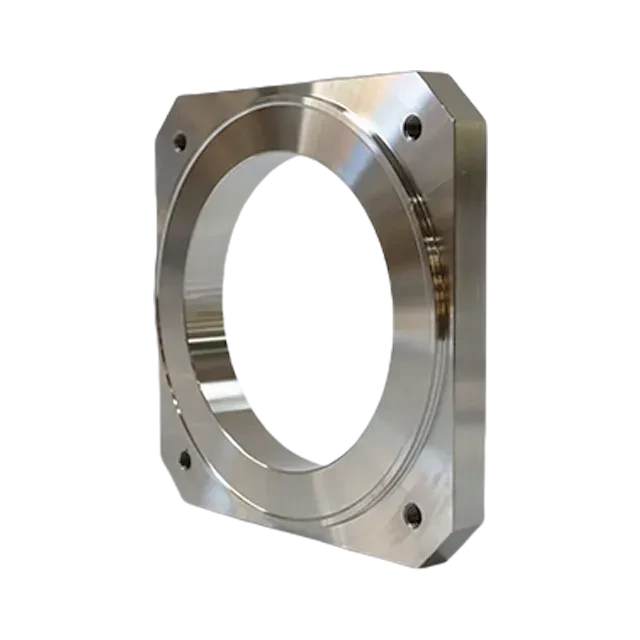 Sanitary Stainless Steel ISO Vacuum Square Flange Pipe Fitting — 5/6