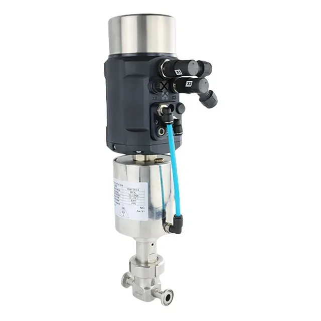 Sanitary Stainless Steel Intelligent Clamped Micro Flow Control Valve — 3/6