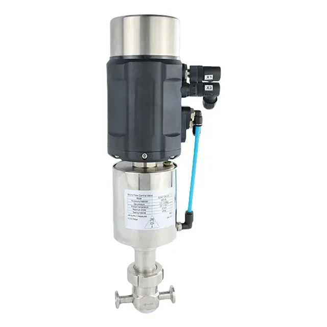 Sanitary Stainless Steel Intelligent Clamped Micro Flow Control Valve — 6/6