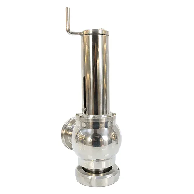 Sanitary Stainless Steel Spring Loaded Pressure Relief Safety Valve — 2/6