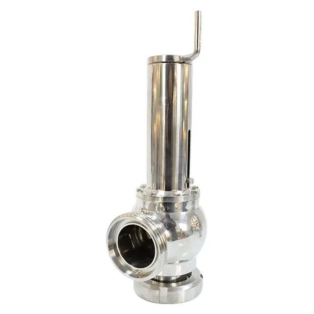 Sanitary Stainless Steel Spring Loaded Pressure Relief Safety Valve — 6/6