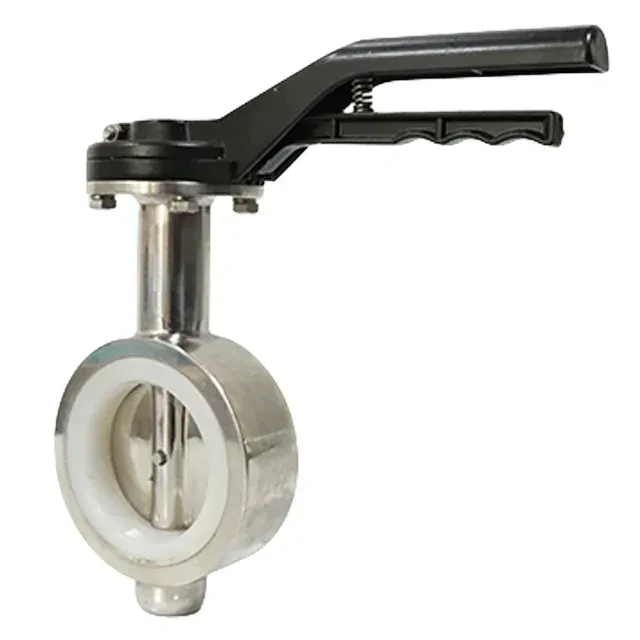 Sanitary DIN Stainless Steel Wafer Type Butterfly Valve — 2/6