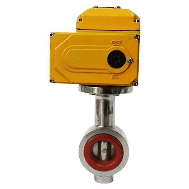 Sanitary Stainless Steel Pneumatic Motorized Electric Flap Butterfly Valve — 6/6