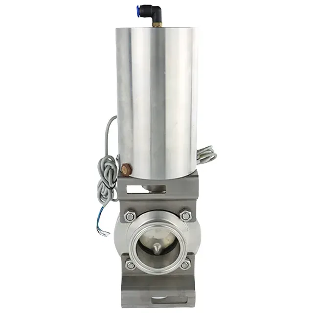 Stainless Steel Sanitary Pneumatic Butterfly Valve with Proximity Switch — 5/6