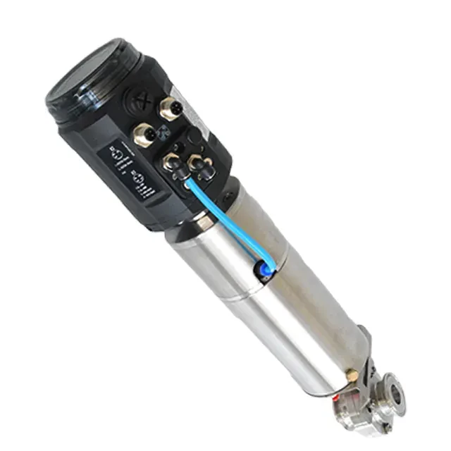 Stainless Steel Sanitary Pneumatic Butterfly Valve with Positioner Switch — 4/6