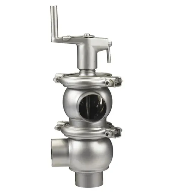 Stainless Steel Pneumatic Welding Flow Diversion Valve — 5/6