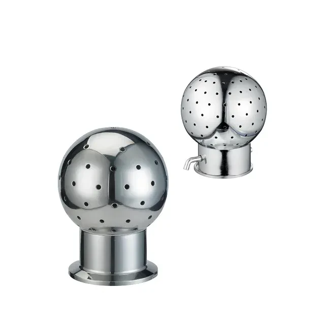Stainless Steel Sanitary Weld Fixed Cleaning Ball with Bolt Pin — 3/6
