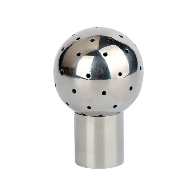 Stainless Steel Sanitary Weld Fixed Cleaning Ball with Bolt Pin — 4/6
