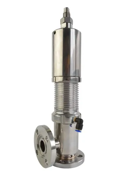 Stainless Steel Sanitary Ultra Clean Welded SMS Pneumatic Micro-adjusting Air Pressure Releasing Valve — 3/5