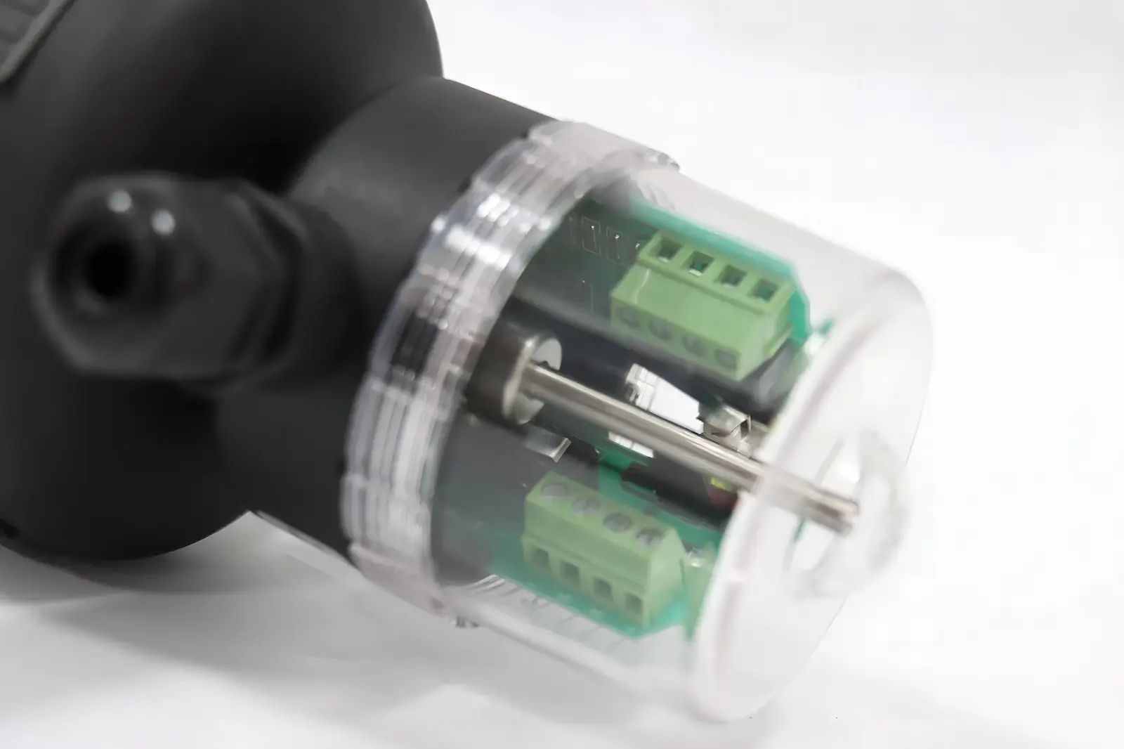 Vanne à siège incliné à deux voies, à bride, pneumatique à tête en plastique, en acier inoxydable — 6/6